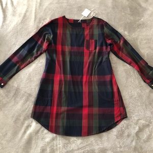 Cupshe 🆕 Plaid L/S Tunic/Short Dress